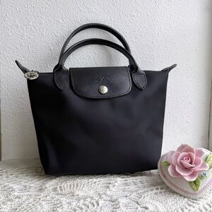 Longchamp Le Pliage XS Mini Black Nylon Minimalist Tote